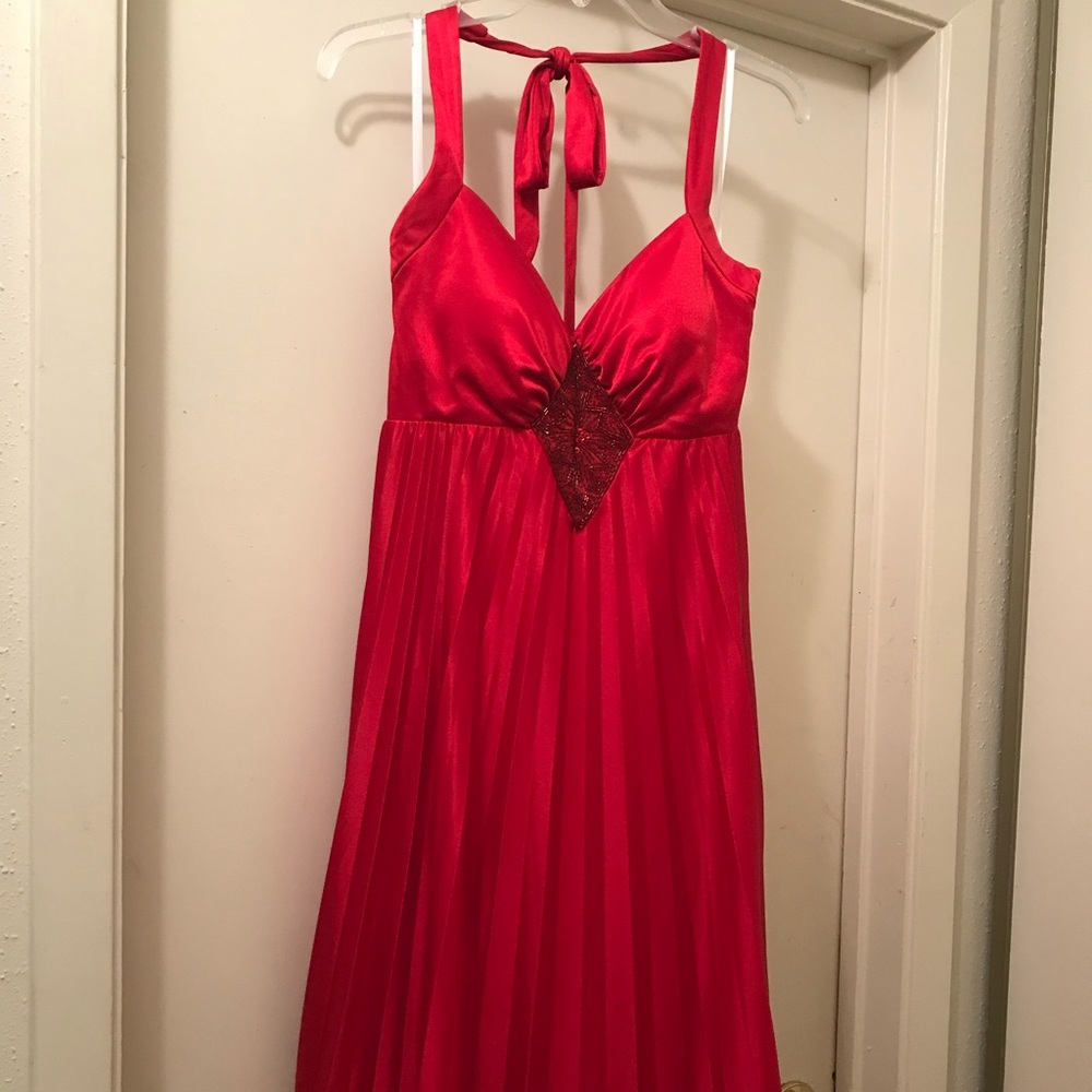RED BETSY & ADAM COCKTAIL DRESS SIZE 8